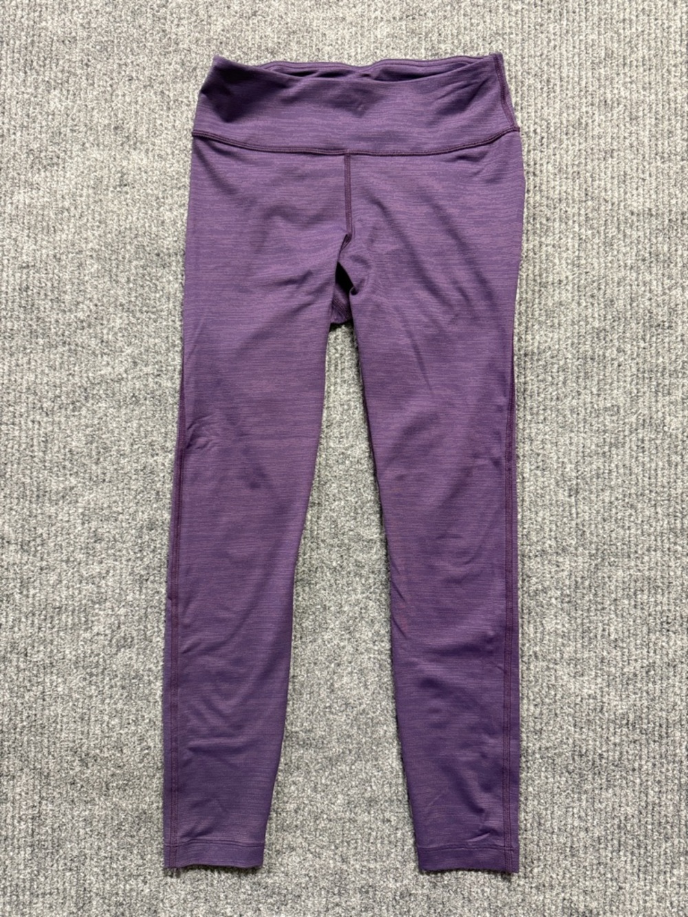 Outdoor Voice leggings-Purple print-Size Small